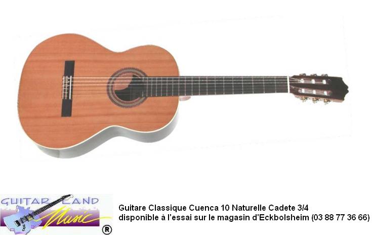 Guitare Classique Cuenca 10 Naturelle 3/4 Cadete